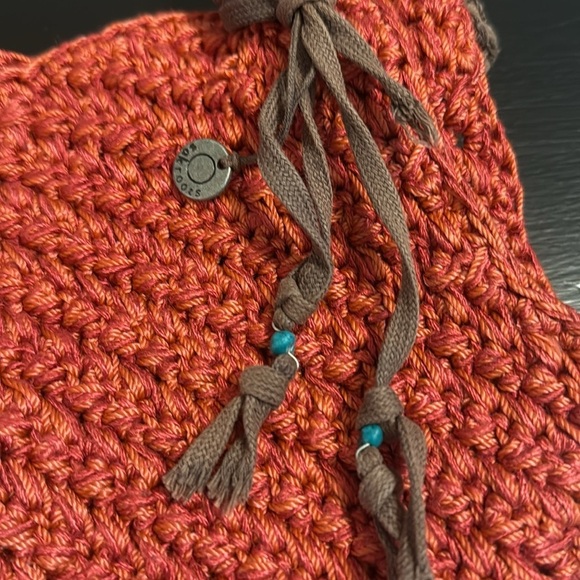 Sakroots Crochet Bucket Bag - Burnt Orange - Picture 2 of 8